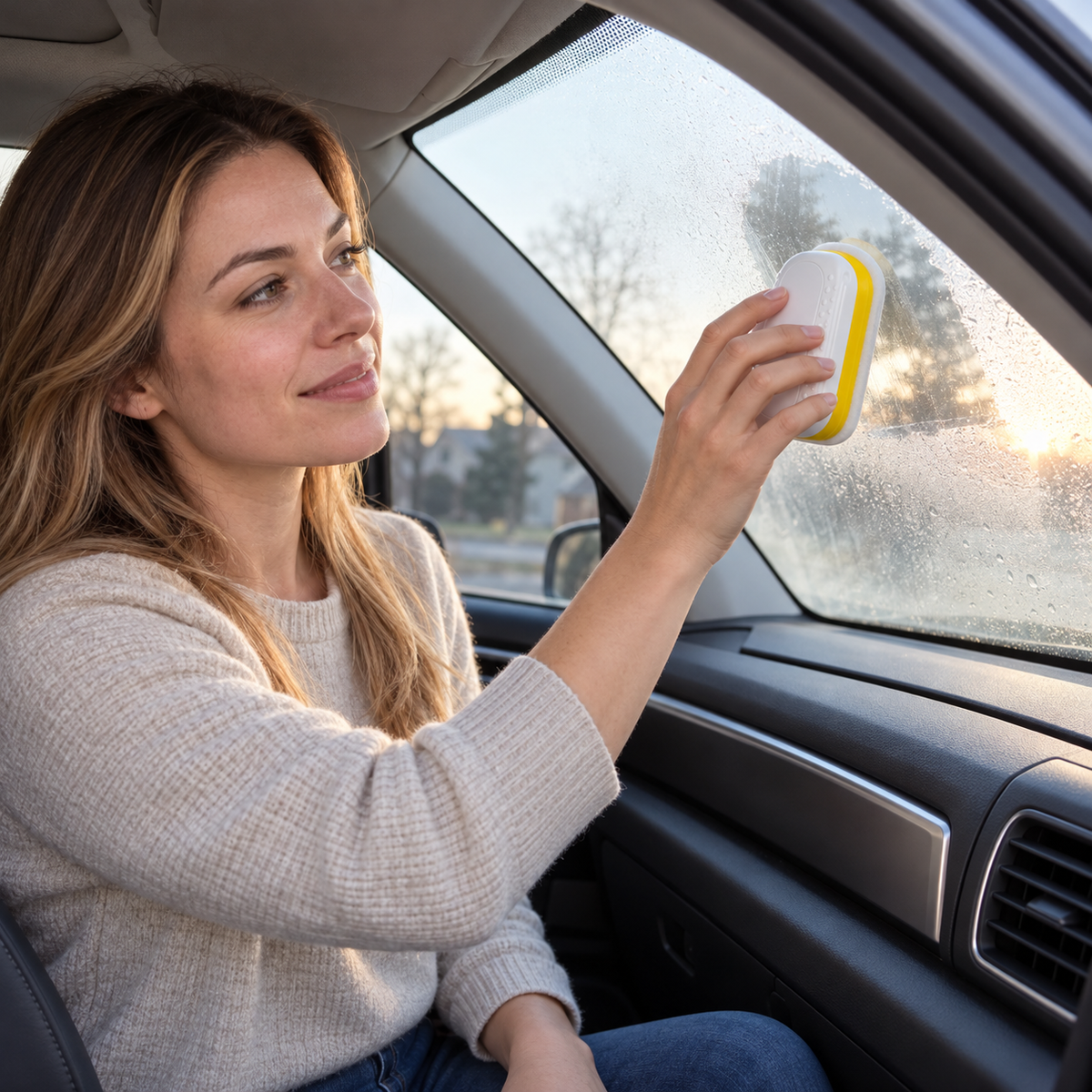 🚘 Anti-Fog Glass Wipe | Plastic | Windshields | Drivers | Two-Tone Design