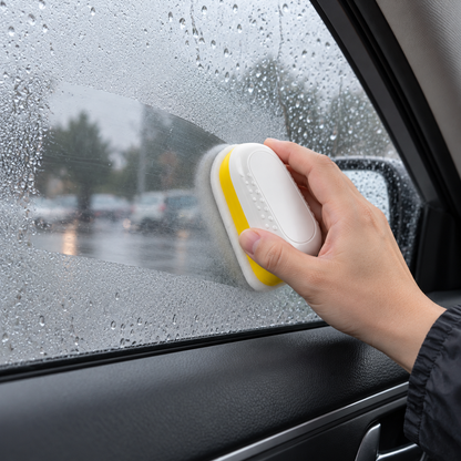 🚘 Anti-Fog Glass Wipe | Plastic | Windshields | Drivers | Two-Tone Design