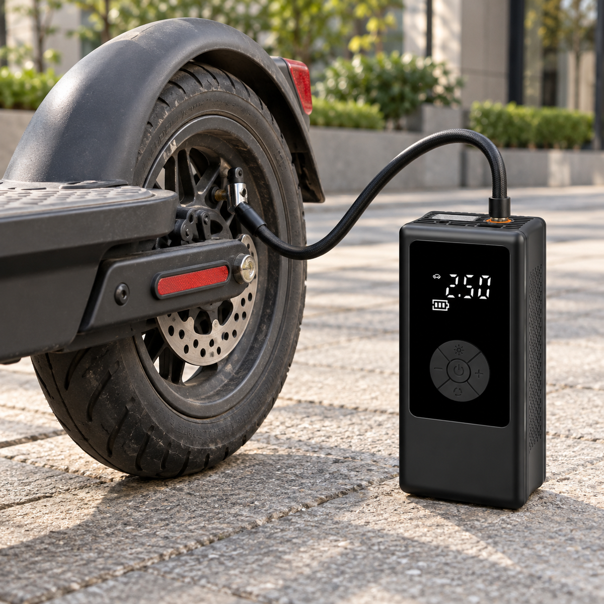 🚗 Portable Tire Inflator | Plastic Shell | Road Trips | Car Owners | LED Display
