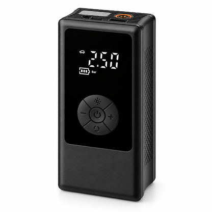 🚗 Portable Tire Inflator | Plastic Shell | Road Trips | Car Owners | LED Display