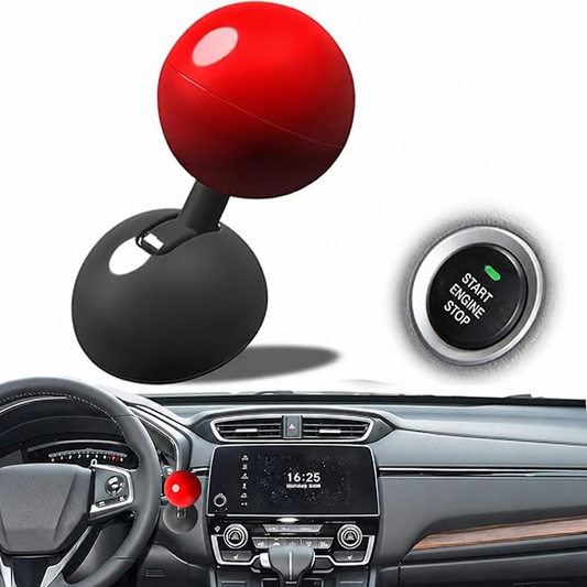 🎮 Push Start Button Joystick | Metal | Daily Drives | Car Fans | Red Ball Accent