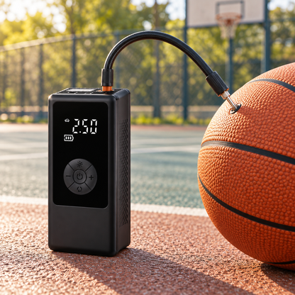 🚗 Portable Tire Inflator | Plastic Shell | Road Trips | Car Owners | LED Display